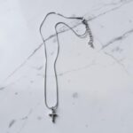 Κολιέ Silver Cross - Image 2