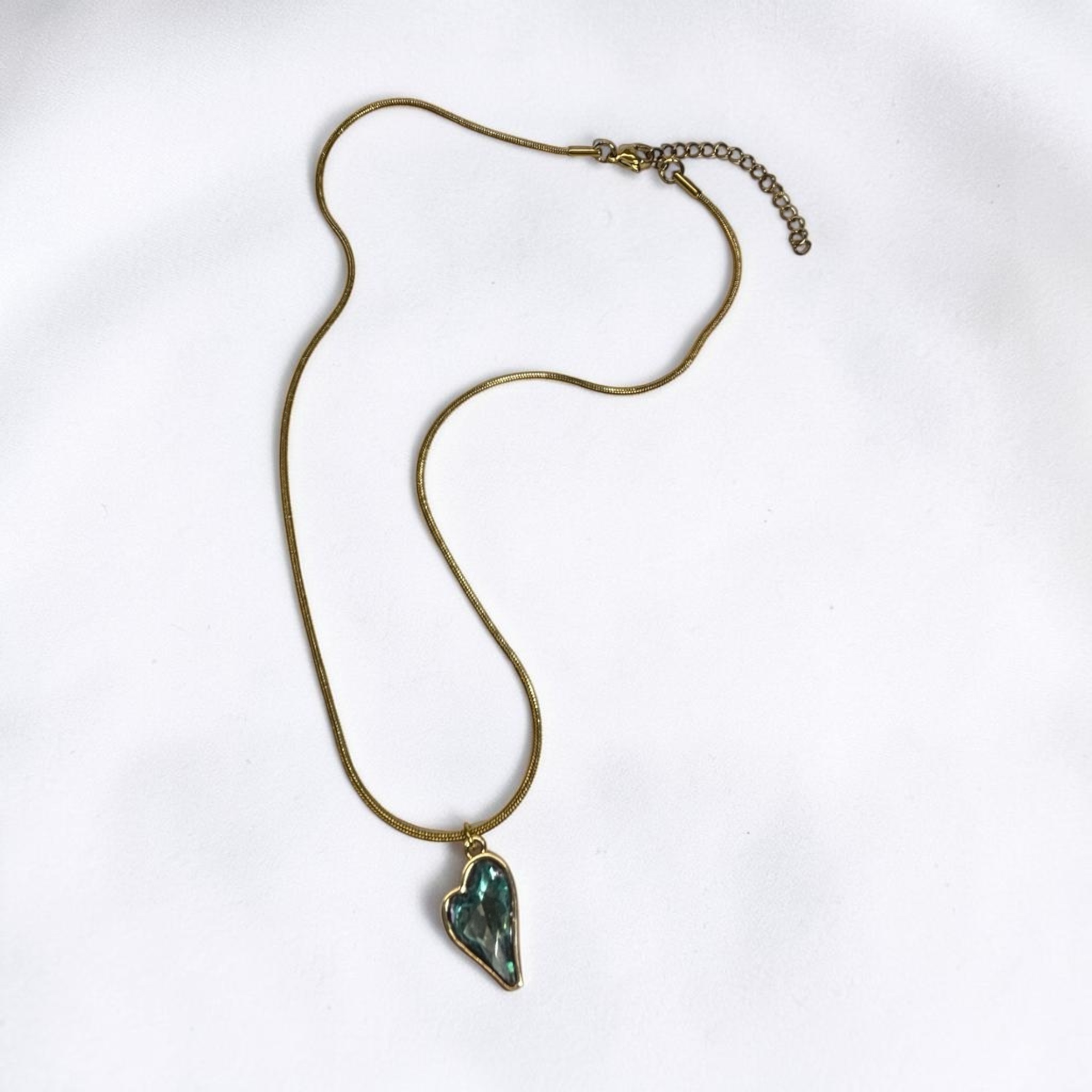 Ν944 Κολιέ Love me Green - Image 1