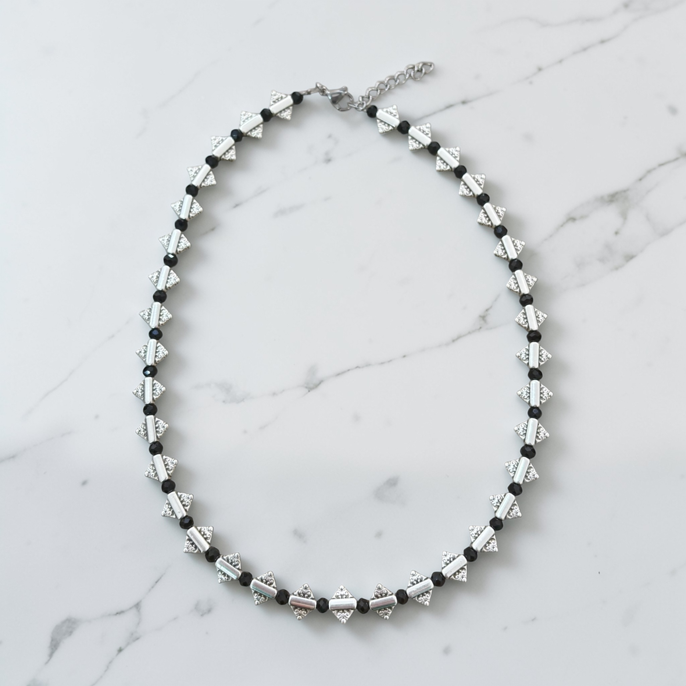 Ν1013 Κολιέ Eirini Silver - Image 1