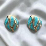 Σκουλαρίκια Estera Turquoise