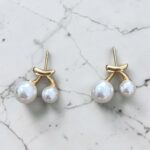 Σκουλαρίκια Cherries Pearls - Image 2
