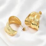 Σκουλαρίκια Irida Gold - Image 2